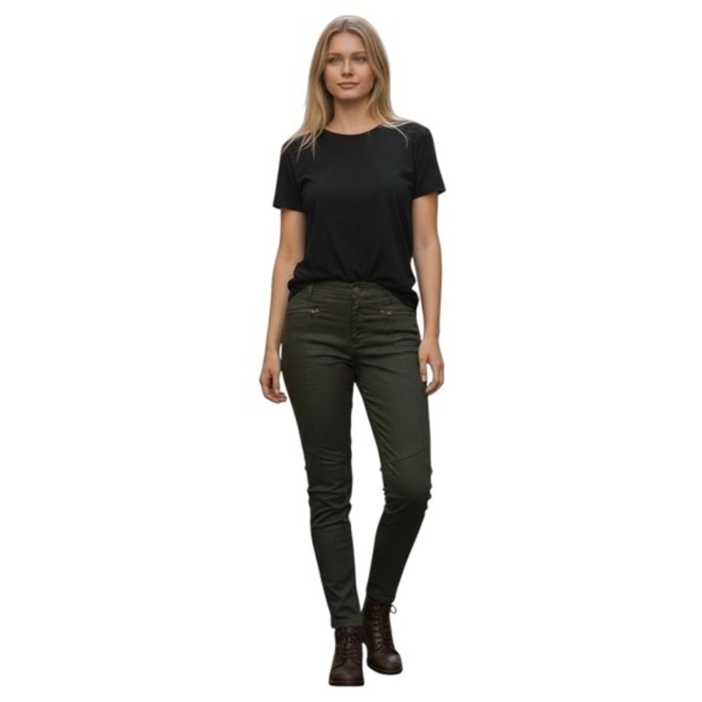 Eileen Fisher Dark Olive Skinny Pants